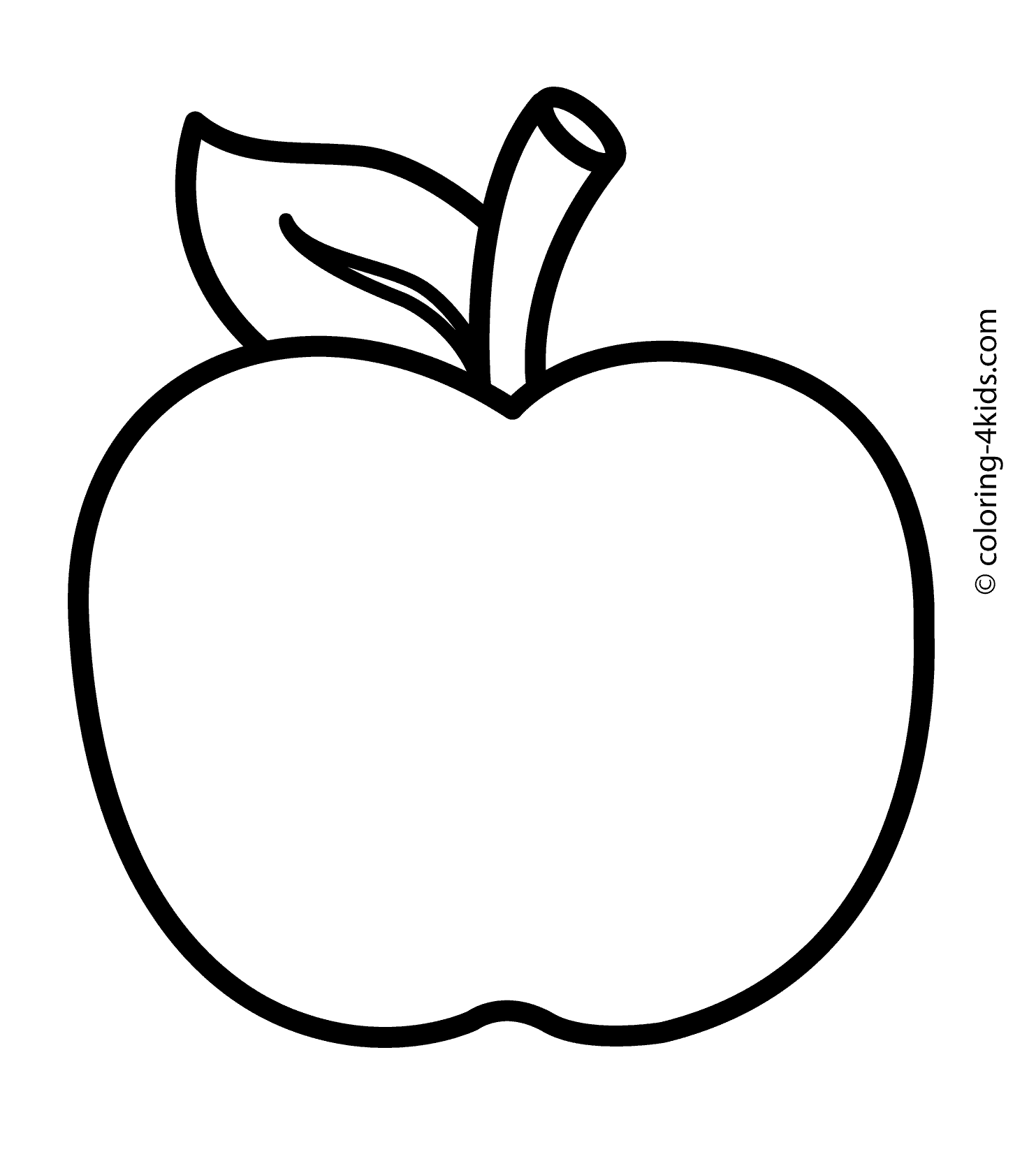 APPLE COLORING PAGES Coloring Pages Pix Apple Coloring Page In ...