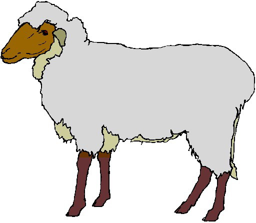 Lamb Clipart Black And White - Free Clipart Images