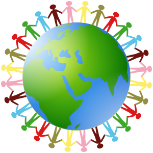 Earth Holding Hands Clip Art Download