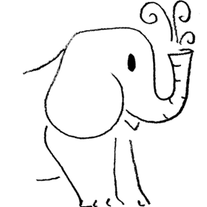 Elephant Clip Art Black And White - Free Clipart - ClipArt Best