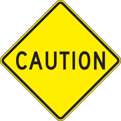 Caution Sign Font - ClipArt Best