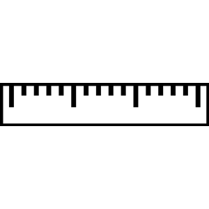 Ruler Black And White Clipart