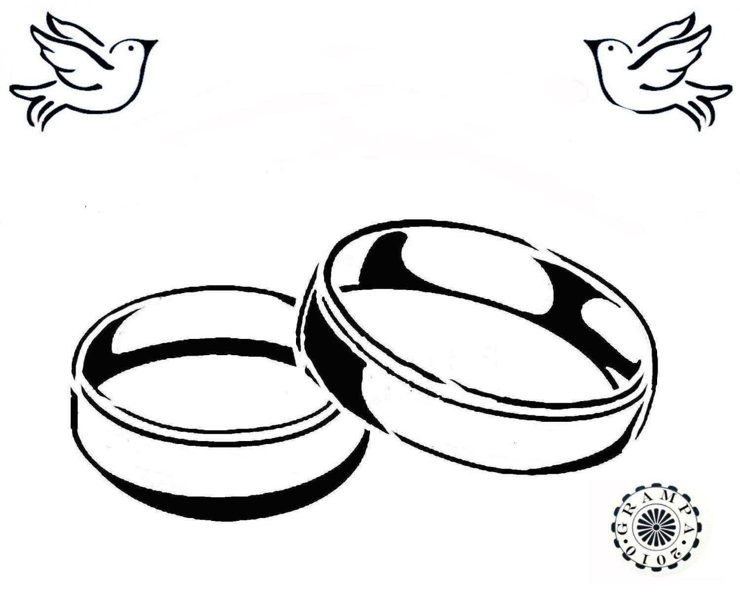 Collection Wedding Rings Drawing Pictures - Velucy - ClipArt Best