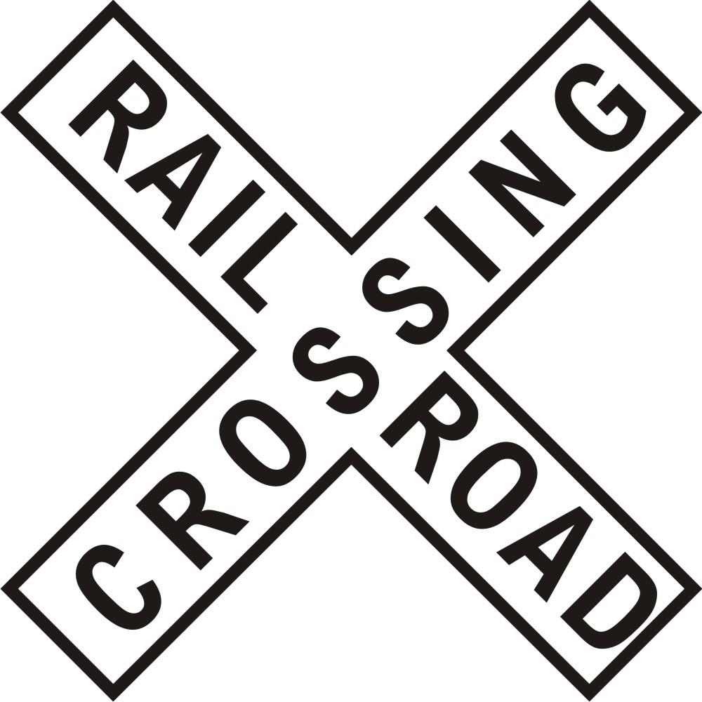 Railroad crossing clip art free