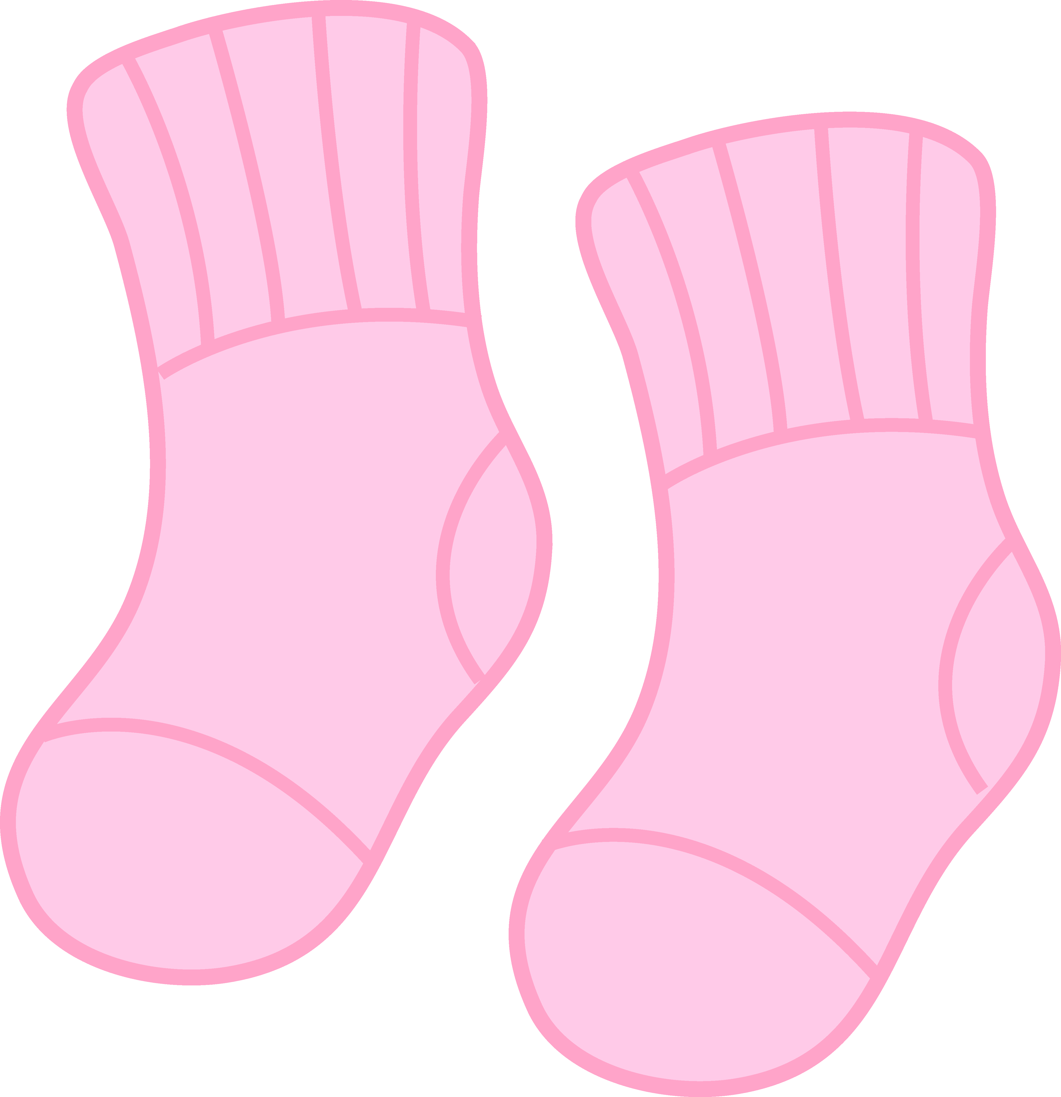 Baby sock clipart. Free download transparent .PNG