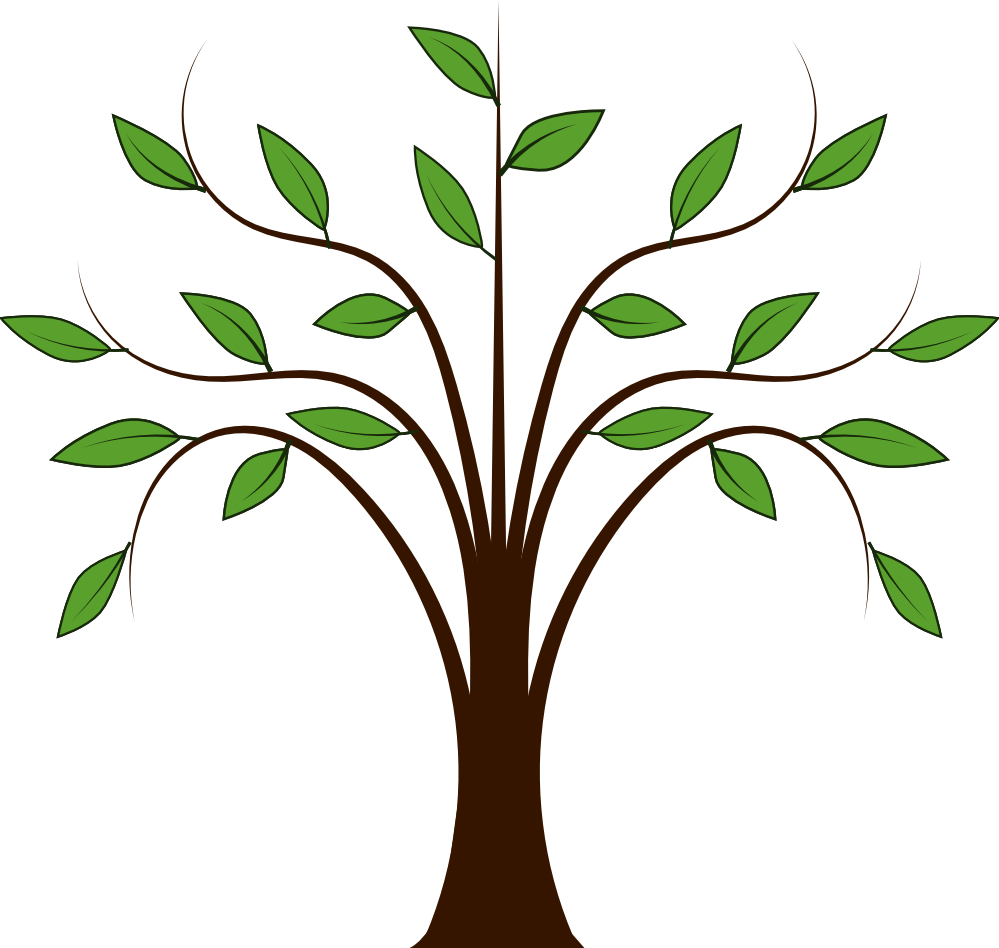 Small Tree With Leaves Clipart