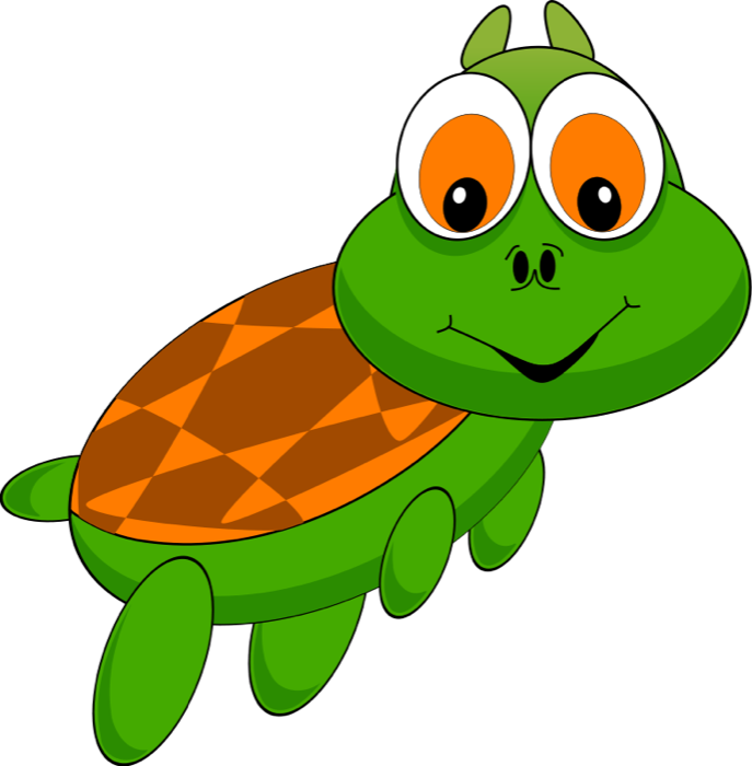 Turtle clipart cartoon