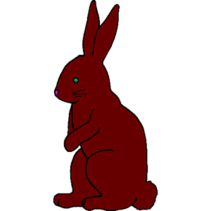 Chocolate Bunny Clipart