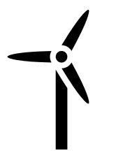 Wind turbine clipart free