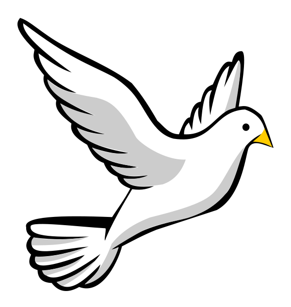 Dove of peace clip art