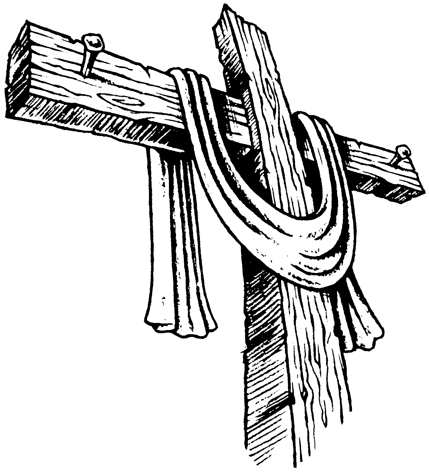 Jesus On The Cross Drawings - ClipArt Best
