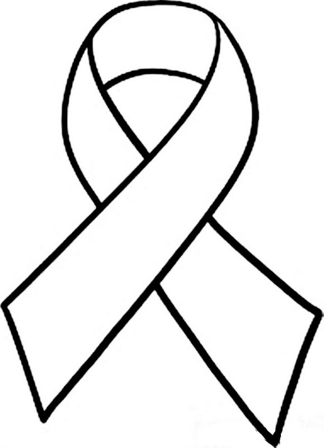 printable breast cancer ribbon coloring pages with Cancer Ribbon ...