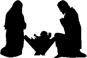 Nativity Silhouette Clipart