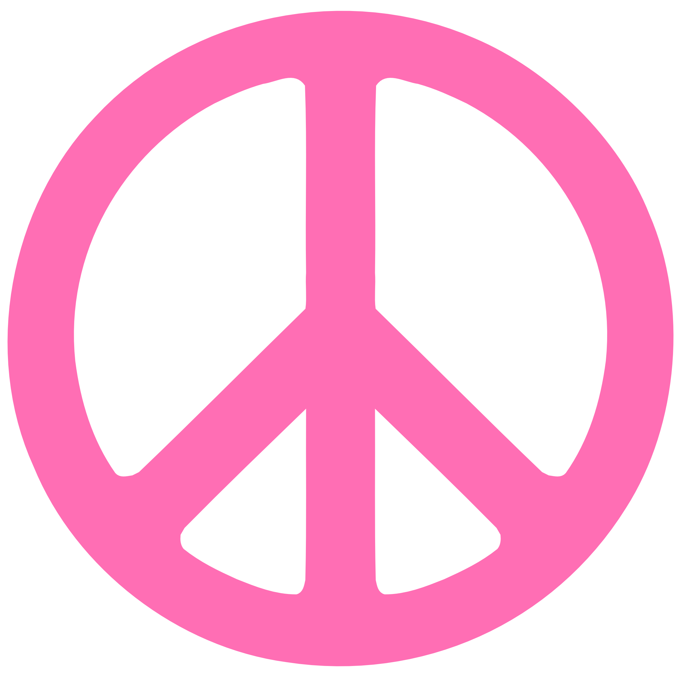 Pink Peace Sign Clipart Clipart Panda Free Clipart Images ...