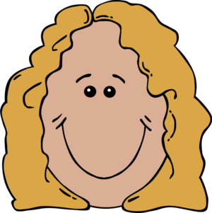 Girl Face Smile Smiling - vector Clip Art