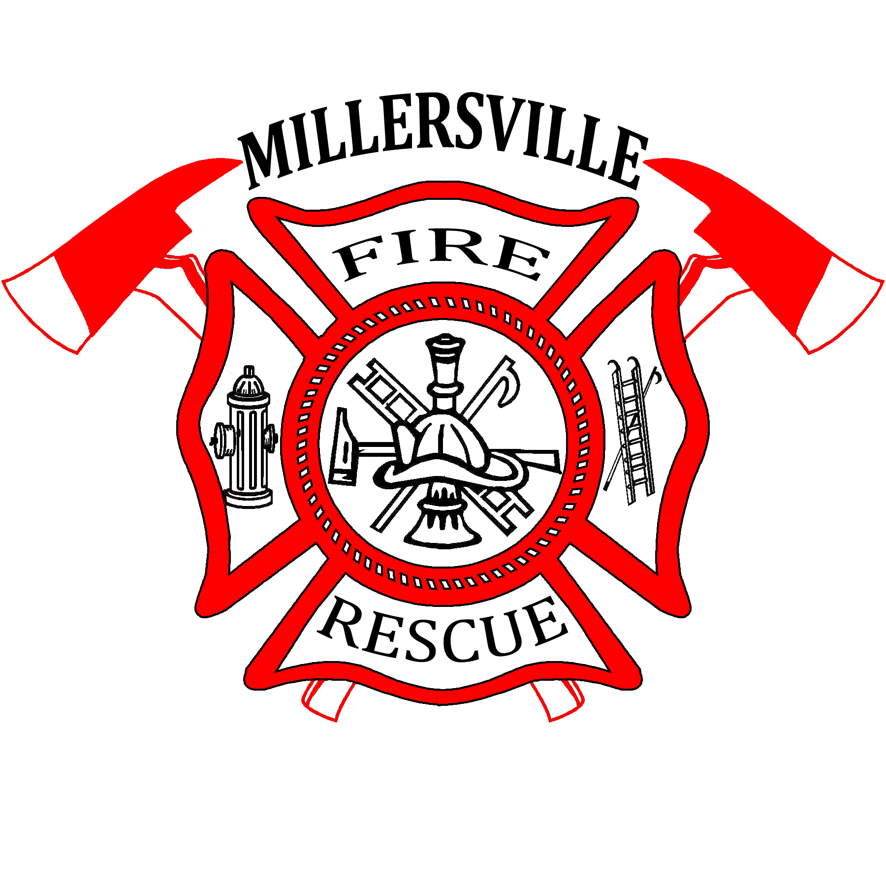 fire department vector clipart wings