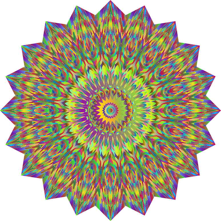 Clipart - Psychedelic Sun