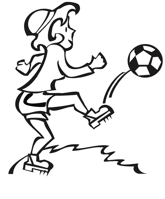 Pictures Of Girl Soccer Players - ClipArt Best
