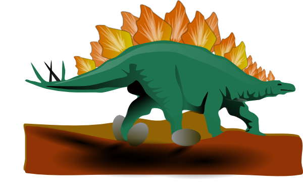 Stegosaurus clip art Free Vector / 4Vector