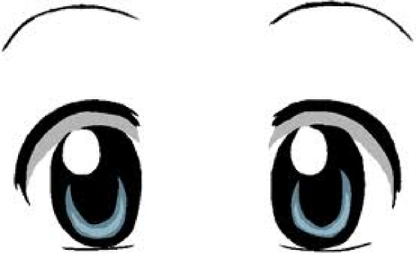 Clipart anime eyes