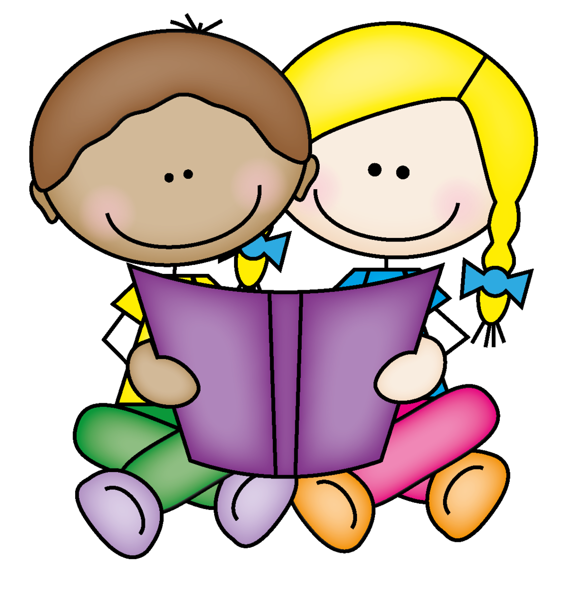 Girl Reading Book Clip Art Clipart - Free to use Clip Art Resource