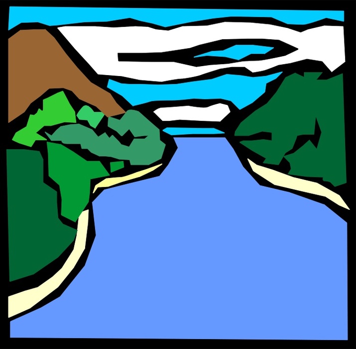 River Clip Art - Tumundografico
