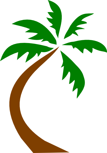 Palm tree painting clipart - ClipartFox