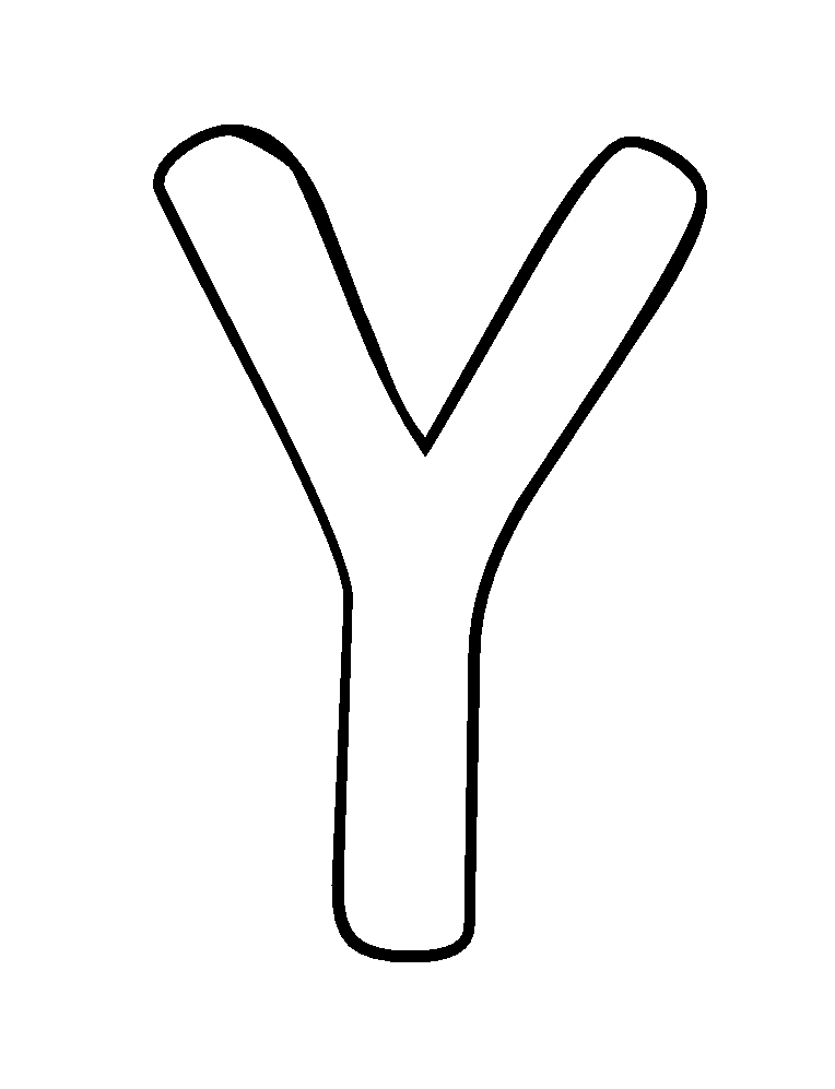 Letter Y Clipart Black And White