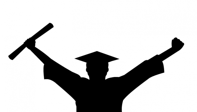 image of graduation clipart 1286 female silhouette graduate ...