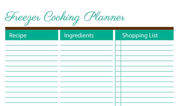 Free Recipe Binder Printables - Debt Free Spending