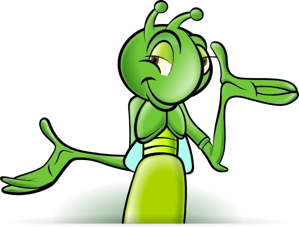 Cricket insect clipart free