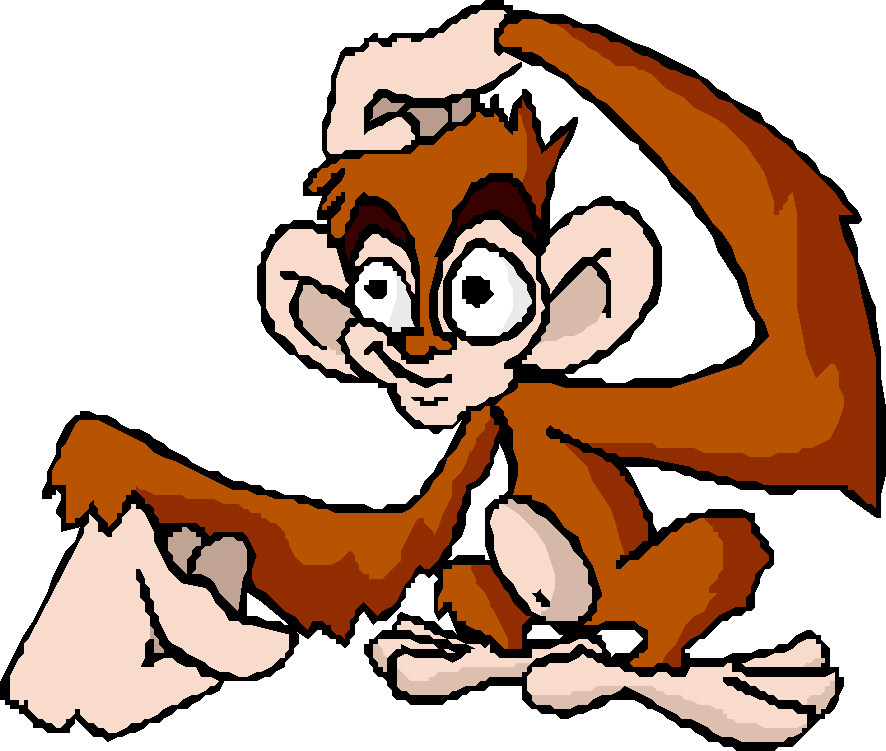 Sad Monkey Clipart