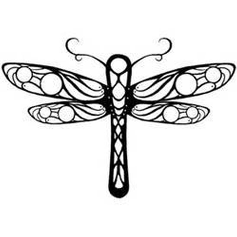 Tribal dragonfly tattoo design | Tattoos Book
