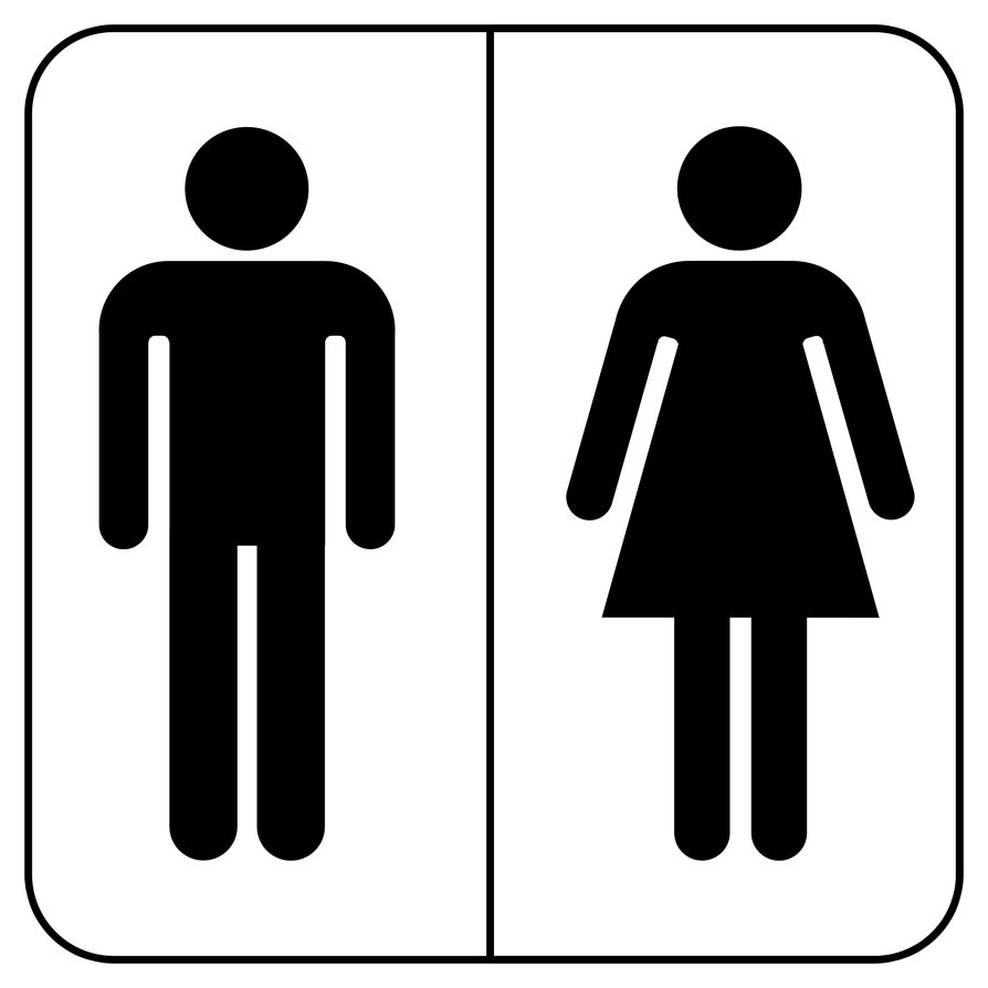 Mens And Ladies Toilet Signs