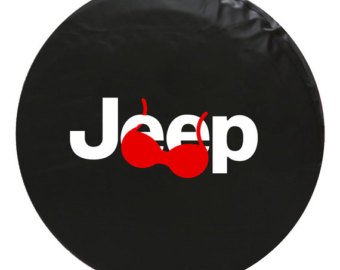 Jeep Paw Print Vinyl Spare Tire Cover by Dreams2things on Etsy