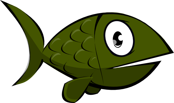 Fish clipart green