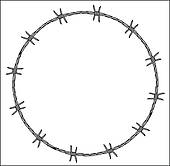 Barbed Wire Circle Clipart