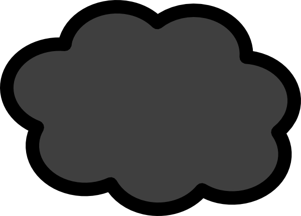 Clipart storm cloud