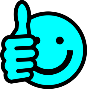 Baby girl thumbs up clipart