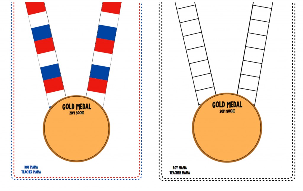 Printable Medals For The Olympics