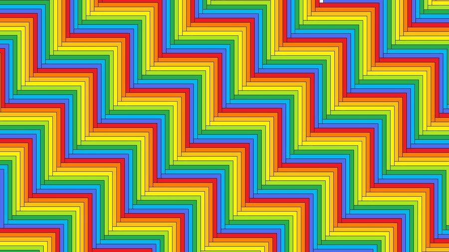 Rainbow tile pattern by tabbycat1212 on DeviantArt