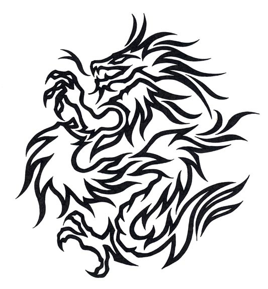 Tribal Japanese Dragon Tattoo ~ All About Dragon World - Dragon ...