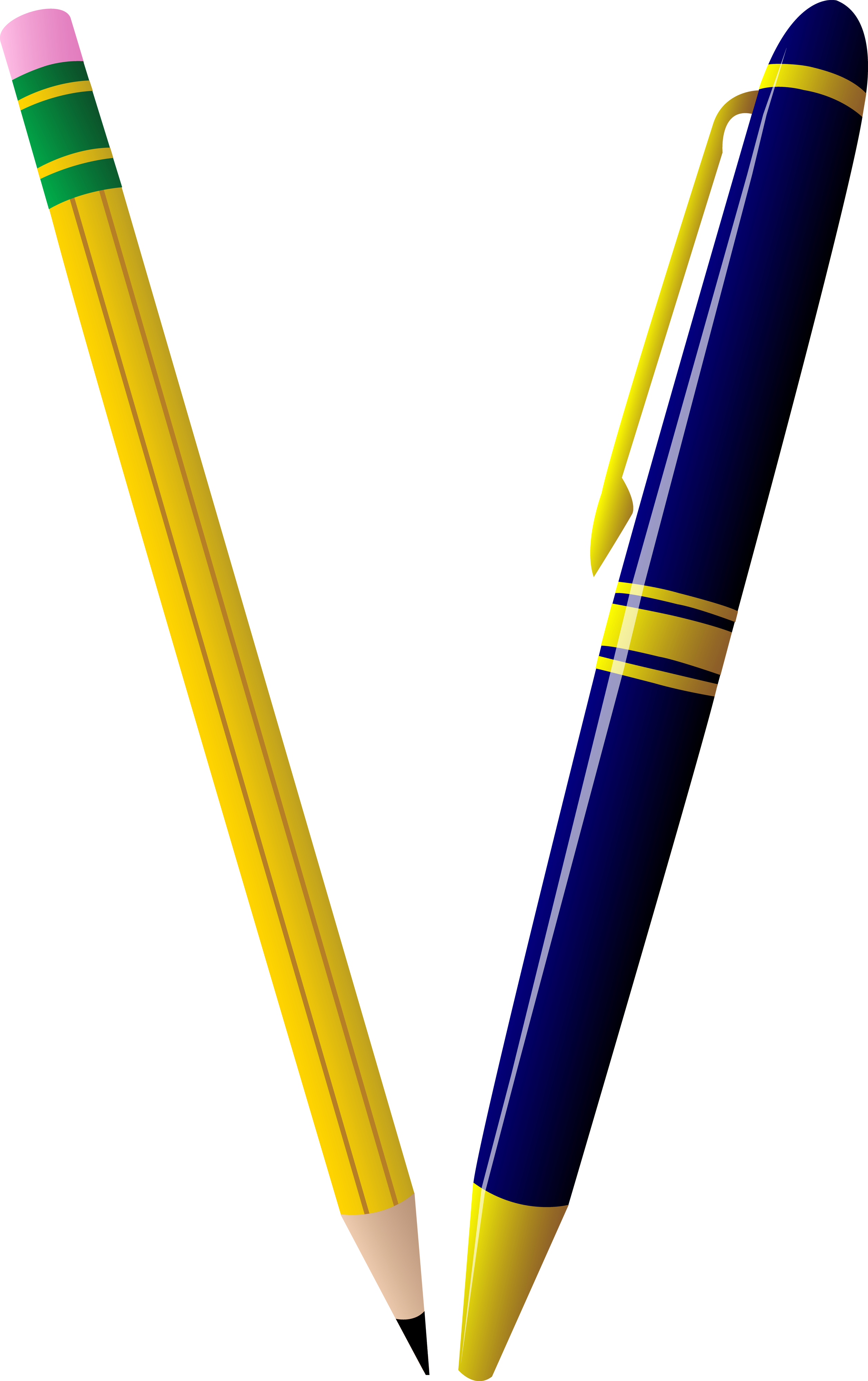 Pencil And Pen Clipart - ClipArt Best