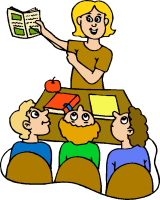Teacher Reading With Students Clip Art - ClipArt Best