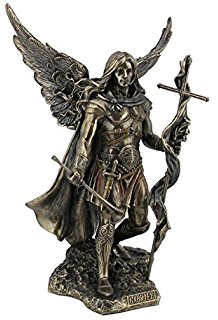 Amazon.com: St. Michael and The Dragon Archangel Statue Saint ...