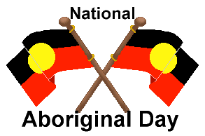Australian flag clip art with titles for National Aboriginal Day ...