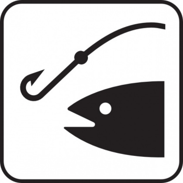 Fishing clip art | Download free Vector