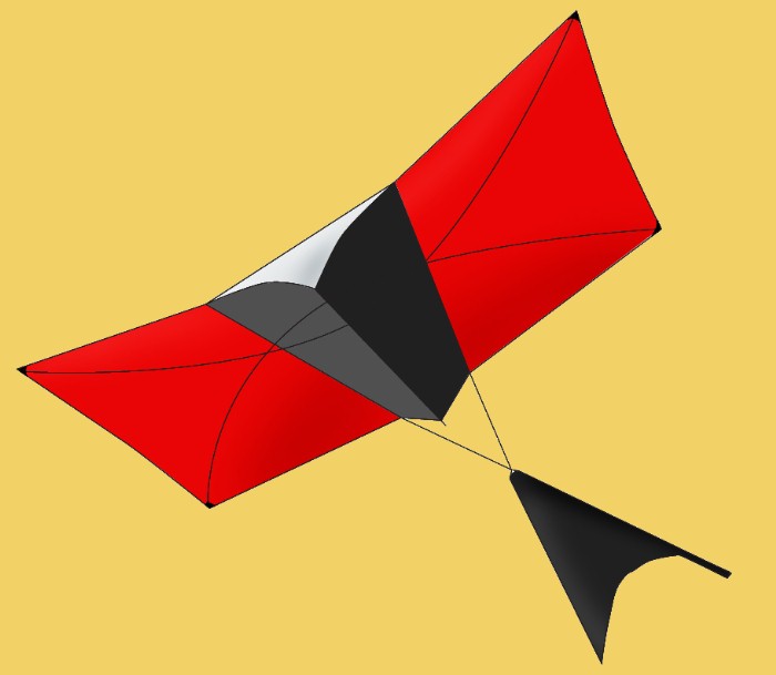 Sticked Kites: rigid design and great performance