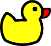 Rubber Duck clip art - vector clip art online, royalty free ...