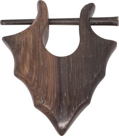 Tribal Eardrop - Wooden Paku Pin - 11 - Paku Pins